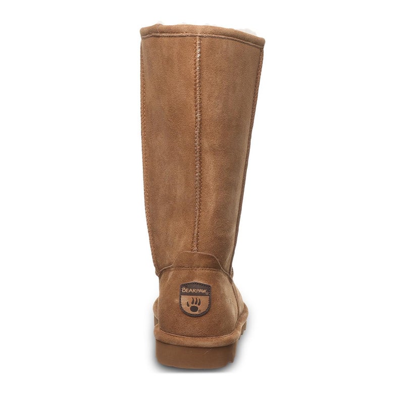 BEARPAW Women's Elle Tall Vegan Hickory Size 10 | Slip On Boots | Comfortable Suede Winter Boot - Image 5